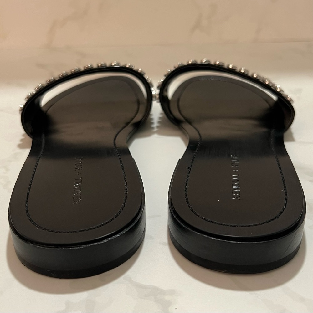 Like New Kendall + Kylie Studded Black Sandals - Picture 7 of 15